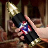 Dominican Puerto Rican Flag Bullet Tumbler Mixed Heritage Pride