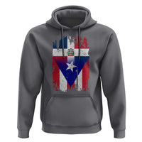 Dominican Puerto Rican Flag Hoodie Mixed Heritage Pride