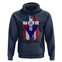 Dominican Puerto Rican Flag Hoodie Mixed Heritage Pride