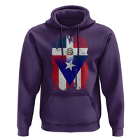 Dominican Puerto Rican Flag Hoodie Mixed Heritage Pride