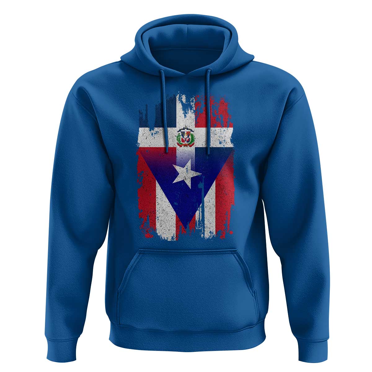 Dominican Puerto Rican Flag Hoodie Mixed Heritage Pride