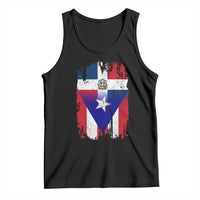 Dominican Puerto Rican Flag Tank Top Mixed Heritage Pride