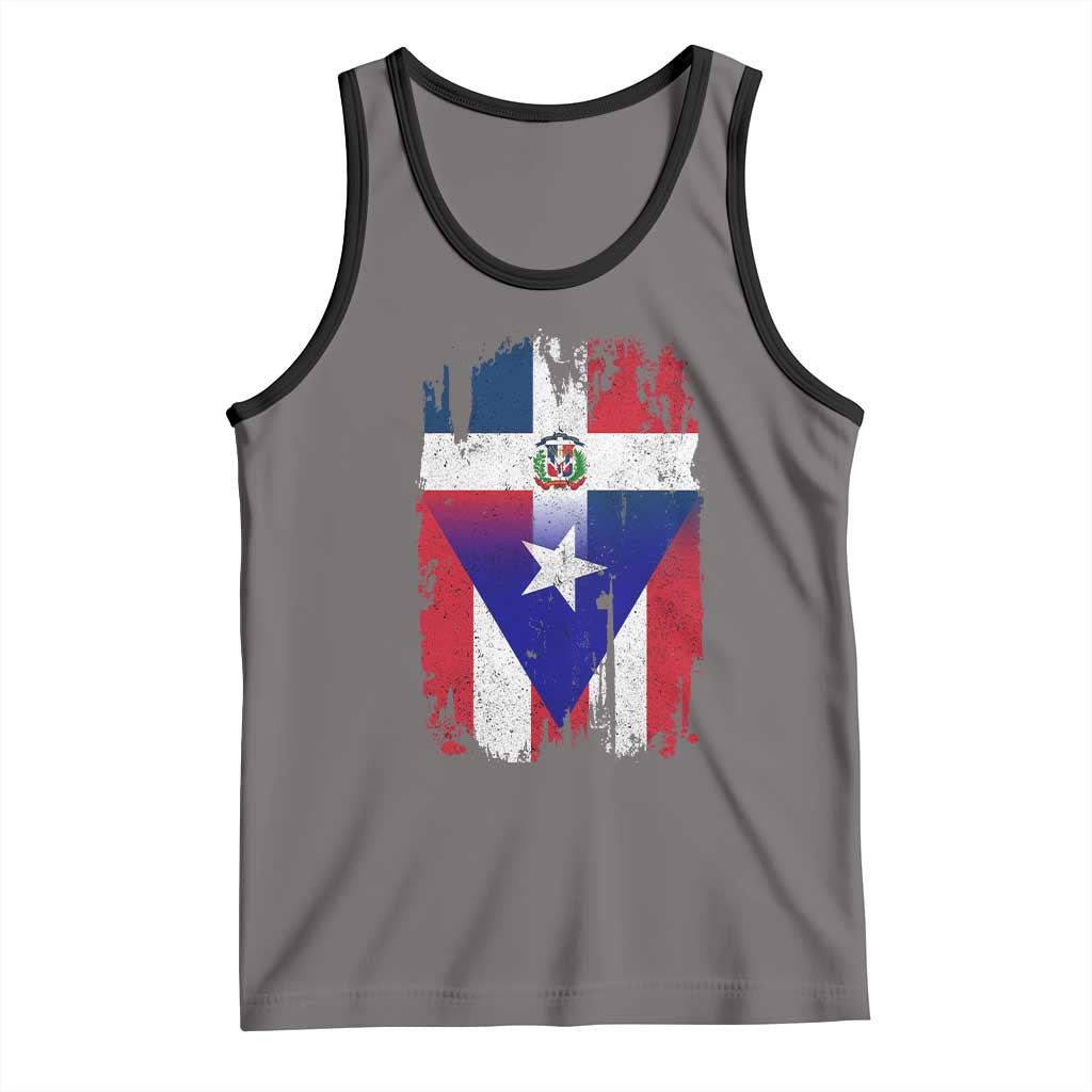 Dominican Puerto Rican Flag Tank Top Mixed Heritage Pride