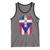 Dominican Puerto Rican Flag Tank Top Mixed Heritage Pride