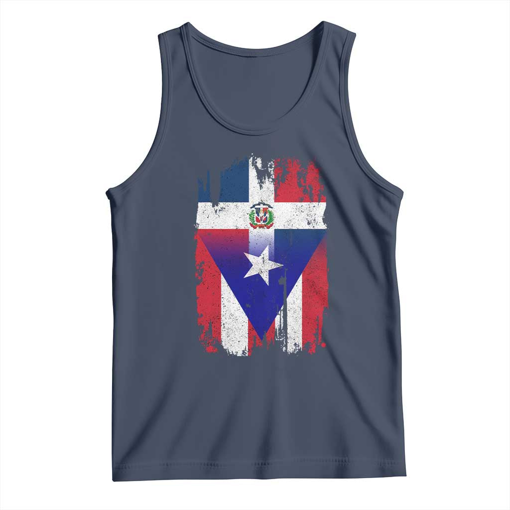 Dominican Puerto Rican Flag Tank Top Mixed Heritage Pride