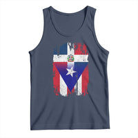 Dominican Puerto Rican Flag Tank Top Mixed Heritage Pride