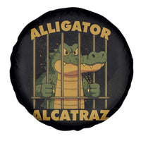 Alligator Alcatraz Florida Everglades Spare Tire Cover Funny Political Satire Meme - Wonder Print Shop