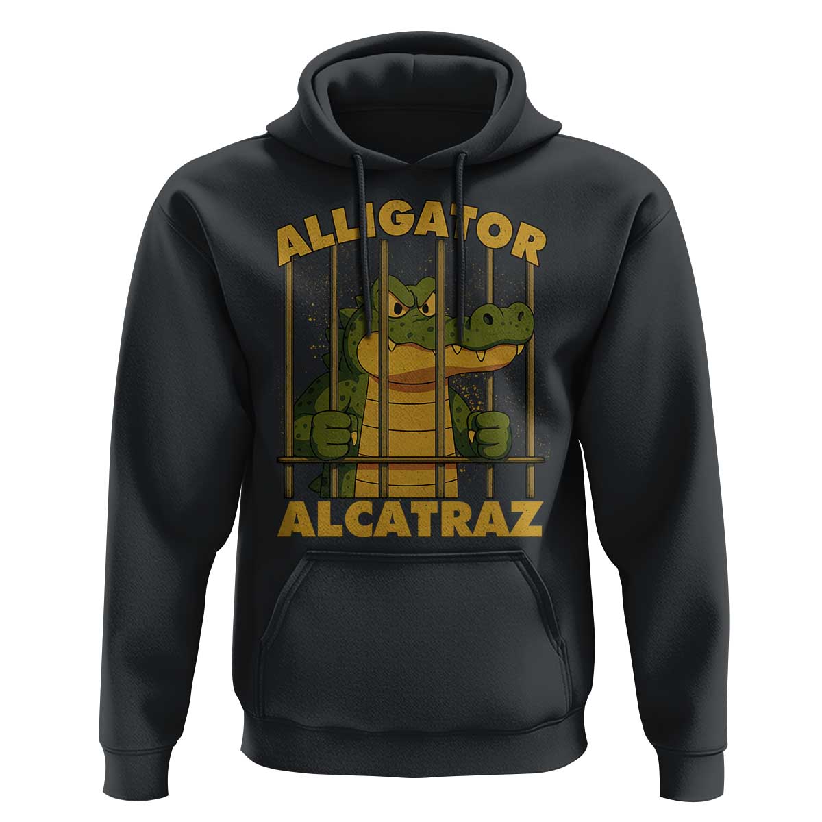 Alligator Alcatraz Florida Everglades Hoodie Funny Political Satire Meme - Wonder Print Shop
