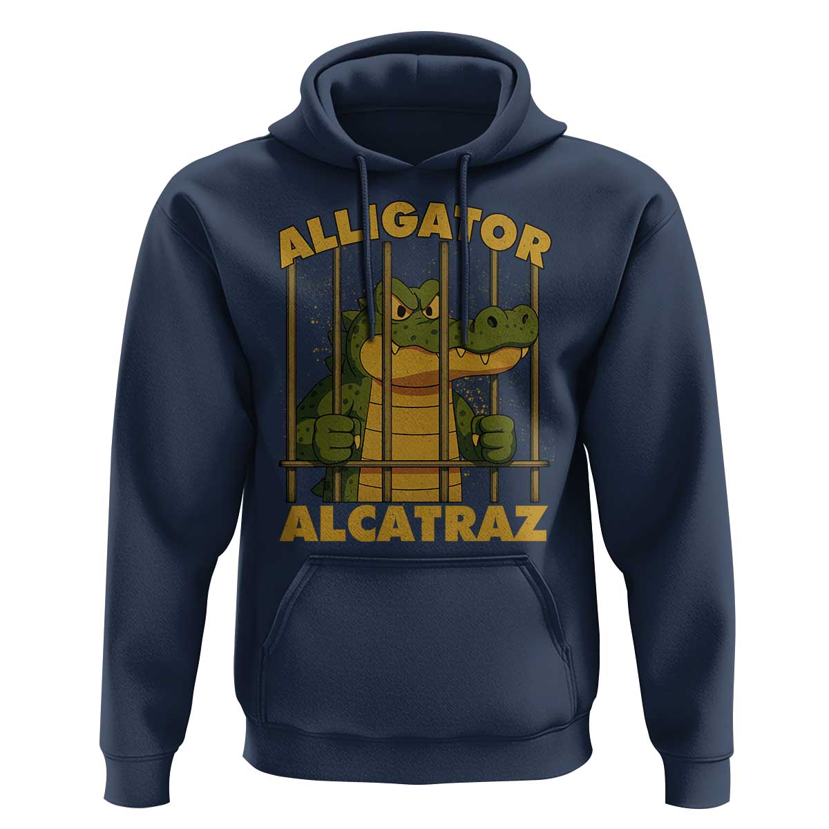 Alligator Alcatraz Florida Everglades Hoodie Funny Political Satire Meme - Wonder Print Shop