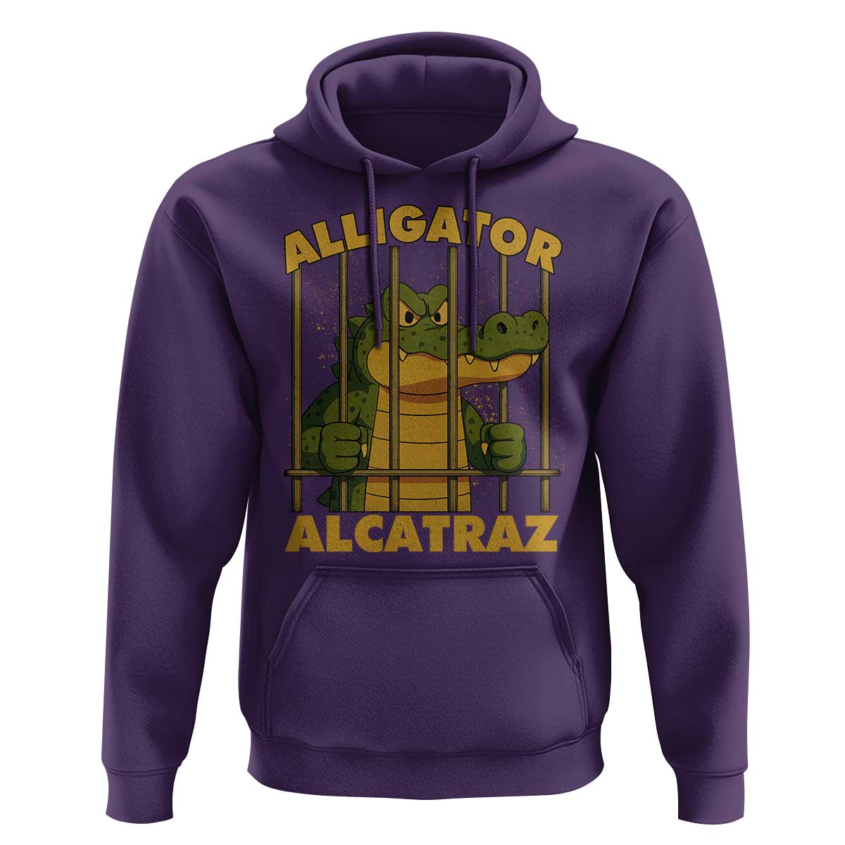 Alligator Alcatraz Florida Everglades Hoodie Funny Political Satire Meme - Wonder Print Shop