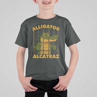Alligator Alcatraz Florida Everglades T Shirt For Kid Funny Political Satire Meme - Wonder Print Shop