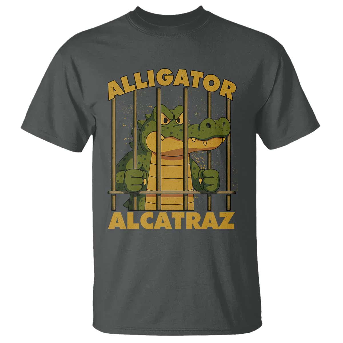 Alligator Alcatraz Florida Everglades T Shirt Funny Political Satire Meme - Wonder Print Shop
