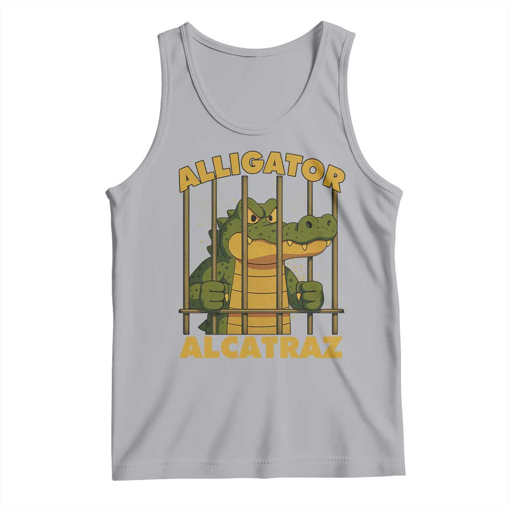 Alligator Alcatraz Florida Everglades Tank Top Funny Political Satire Meme - Wonder Print Shop