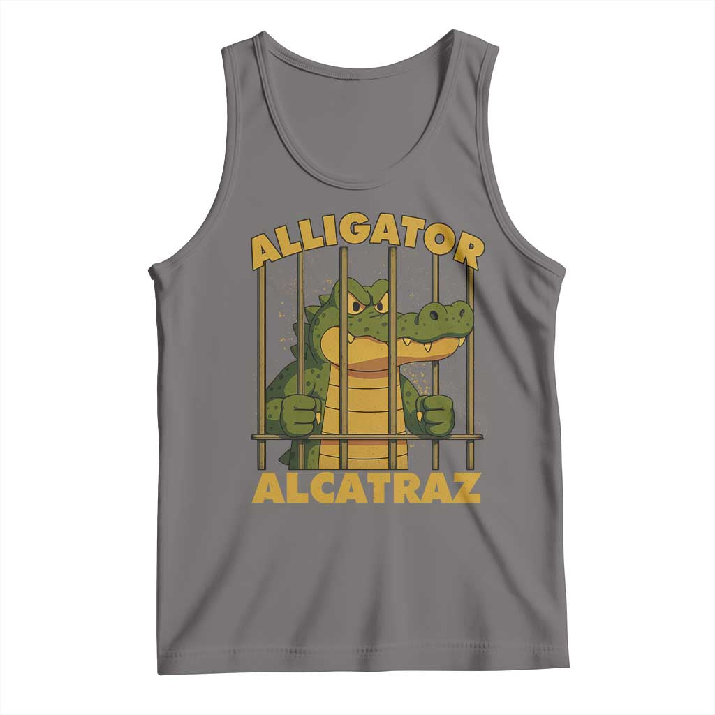 Alligator Alcatraz Florida Everglades Tank Top Funny Political Satire Meme - Wonder Print Shop