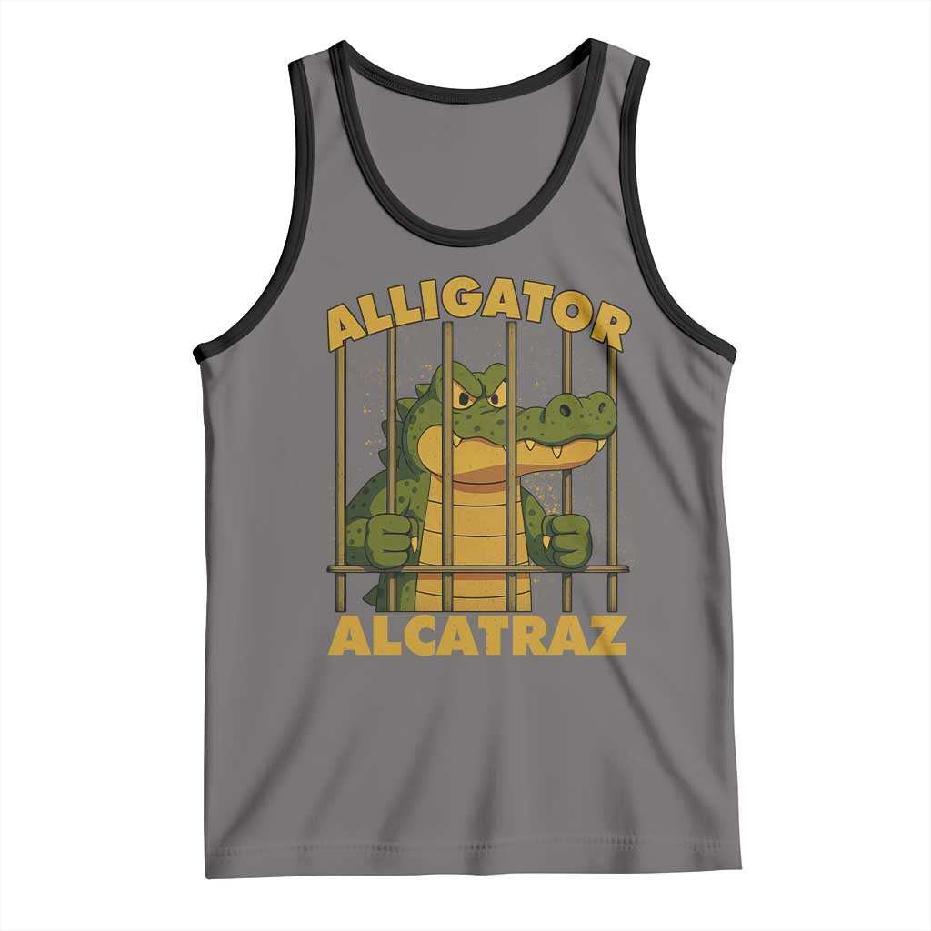 Alligator Alcatraz Florida Everglades Tank Top Funny Political Satire Meme - Wonder Print Shop