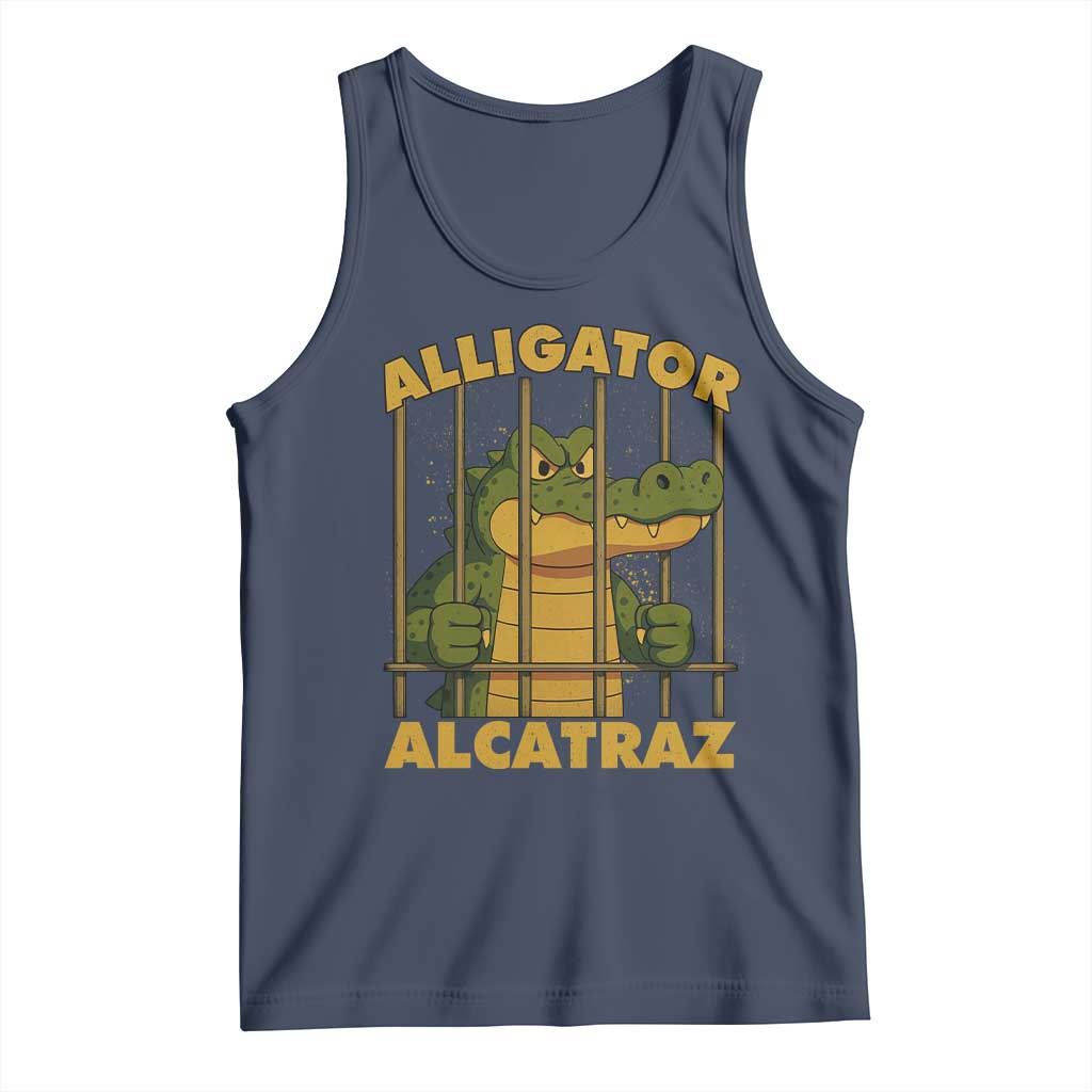 Alligator Alcatraz Florida Everglades Tank Top Funny Political Satire Meme - Wonder Print Shop