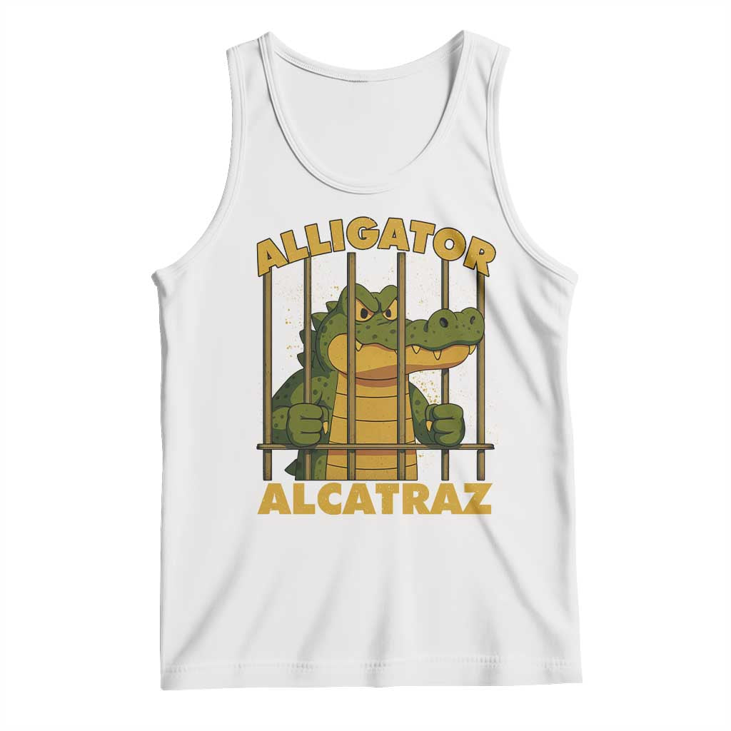Alligator Alcatraz Florida Everglades Tank Top Funny Political Satire Meme - Wonder Print Shop