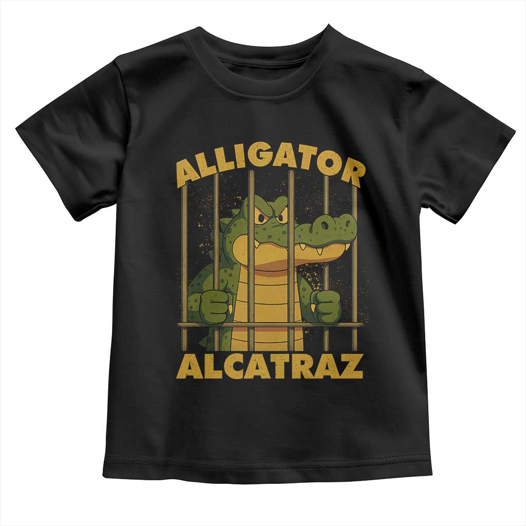 Alligator Alcatraz Florida Everglades Toddler T Shirt Funny Political Satire Meme - Wonder Print Shop
