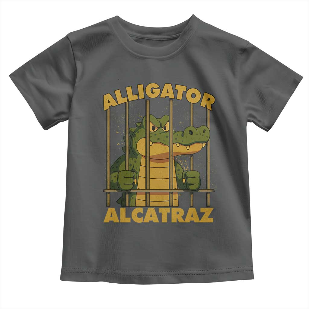 Alligator Alcatraz Florida Everglades Toddler T Shirt Funny Political Satire Meme - Wonder Print Shop