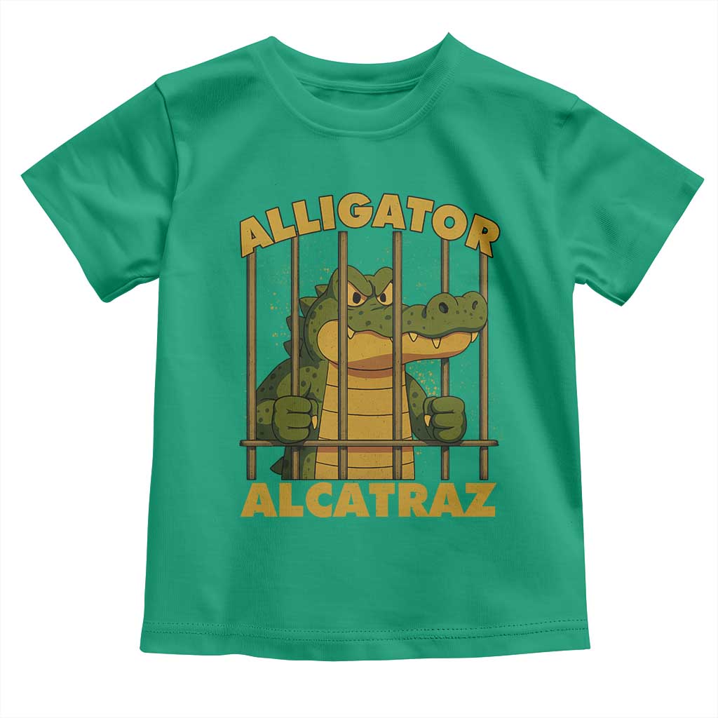 Alligator Alcatraz Florida Everglades Toddler T Shirt Funny Political Satire Meme - Wonder Print Shop