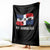 Dominican Republic Flag Throw Blanket Island Pride Caribbean Heritage - Wonder Print Shop