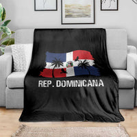 Dominican Republic Flag Throw Blanket Island Pride Caribbean Heritage - Wonder Print Shop