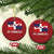 Dominican Republic Flag Christmas Ornament Island Pride Caribbean Heritage - Wonder Print Shop