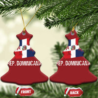 Dominican Republic Flag Christmas Ornament Island Pride Caribbean Heritage - Wonder Print Shop
