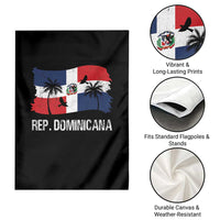 Dominican Republic Flag Garden Flag Island Pride Caribbean Heritage - Wonder Print Shop