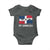 Dominican Republic Flag Baby Onesie Island Pride Caribbean Heritage - Wonder Print Shop