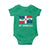 Dominican Republic Flag Baby Onesie Island Pride Caribbean Heritage - Wonder Print Shop