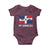 Dominican Republic Flag Baby Onesie Island Pride Caribbean Heritage - Wonder Print Shop