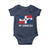 Dominican Republic Flag Baby Onesie Island Pride Caribbean Heritage - Wonder Print Shop