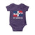 Dominican Republic Flag Baby Onesie Island Pride Caribbean Heritage - Wonder Print Shop