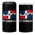 Dominican Republic Flag 4 in 1 Can Cooler Tumbler Island Pride Caribbean Heritage - Wonder Print Shop