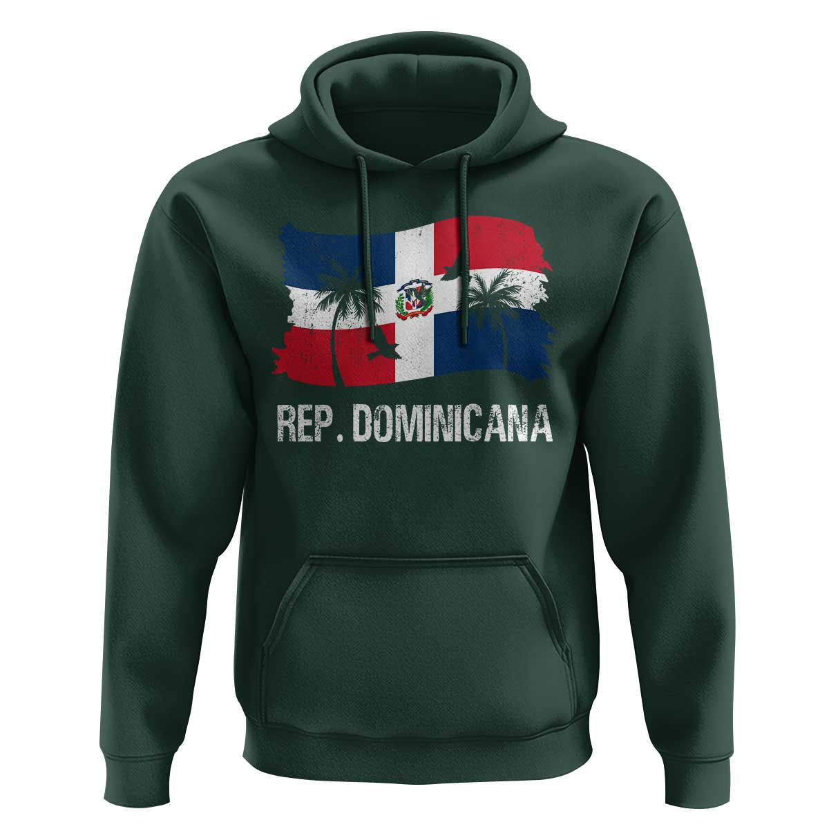 Dominican Republic Flag Hoodie Island Pride Caribbean Heritage - Wonder Print Shop