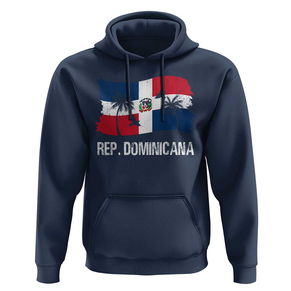 Dominican Republic Flag Hoodie Island Pride Caribbean Heritage - Wonder Print Shop