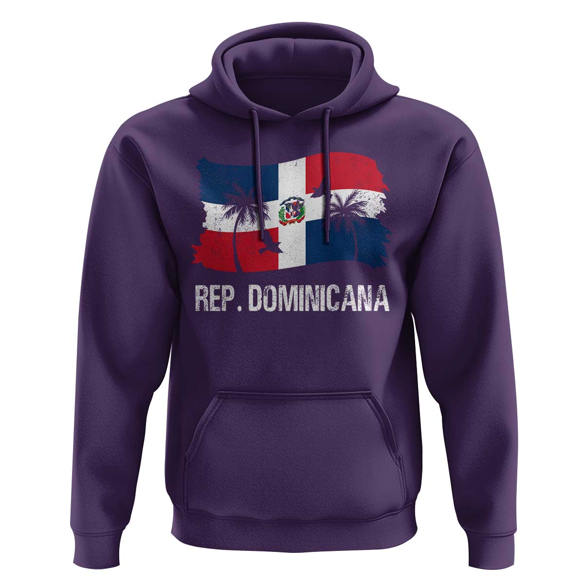 Dominican Republic Flag Hoodie Island Pride Caribbean Heritage - Wonder Print Shop