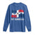 Dominican Republic Flag Long Sleeve Shirt Island Pride Caribbean Heritage - Wonder Print Shop