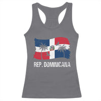 Dominican Republic Flag Racerback Tank Top Island Pride Caribbean Heritage - Wonder Print Shop