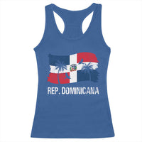 Dominican Republic Flag Racerback Tank Top Island Pride Caribbean Heritage - Wonder Print Shop