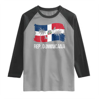 Dominican Republic Flag Raglan Shirt Island Pride Caribbean Heritage - Wonder Print Shop