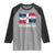 Dominican Republic Flag Raglan Shirt Island Pride Caribbean Heritage - Wonder Print Shop