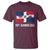 Dominican Republic Flag T Shirt Island Pride Caribbean Heritage - Wonder Print Shop