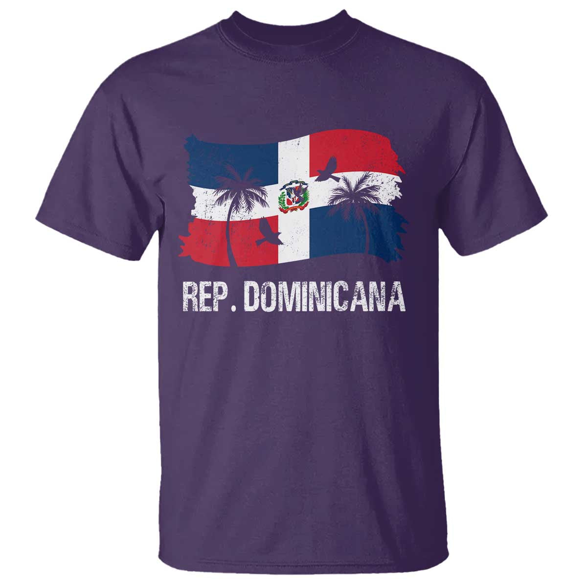 Dominican Republic Flag T Shirt Island Pride Caribbean Heritage - Wonder Print Shop