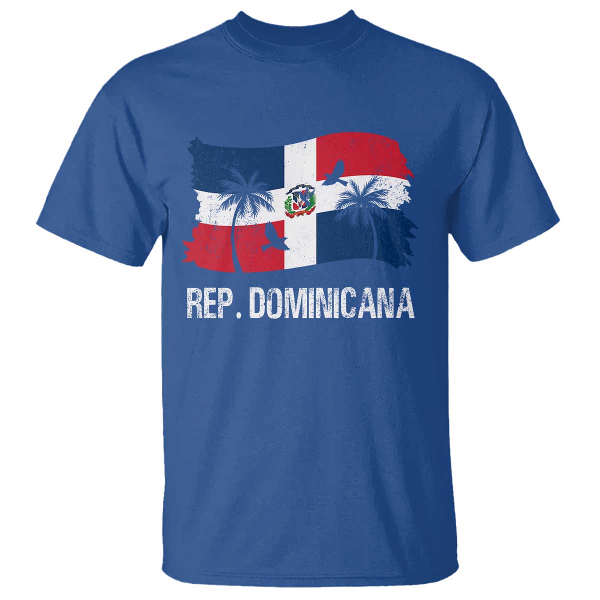 Dominican Republic Flag T Shirt Island Pride Caribbean Heritage - Wonder Print Shop