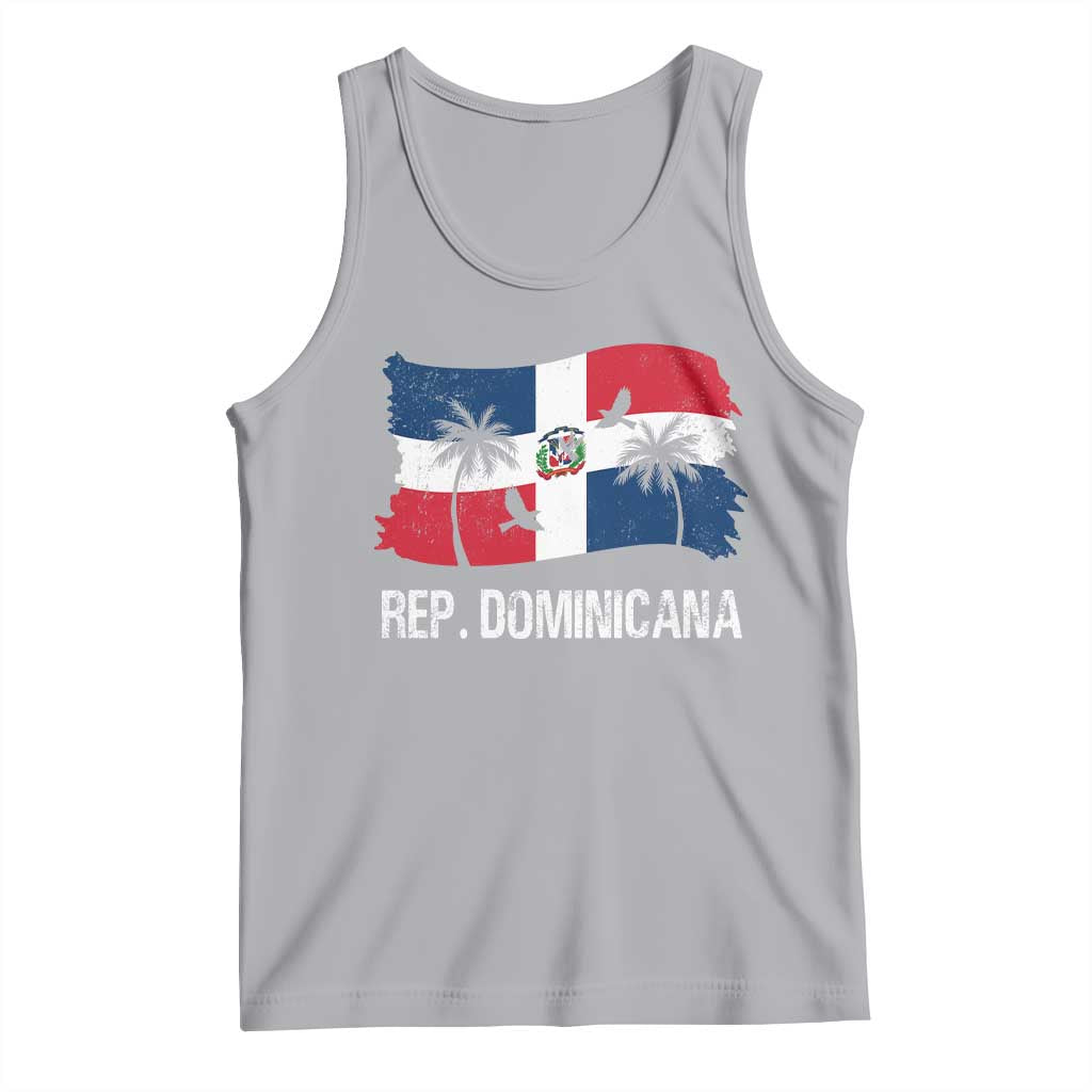 Dominican Republic Flag Tank Top Island Pride Caribbean Heritage - Wonder Print Shop