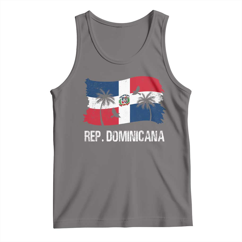 Dominican Republic Flag Tank Top Island Pride Caribbean Heritage - Wonder Print Shop