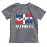 Dominican Republic Flag Toddler T Shirt Island Pride Caribbean Heritage - Wonder Print Shop