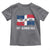 Dominican Republic Flag Toddler T Shirt Island Pride Caribbean Heritage - Wonder Print Shop